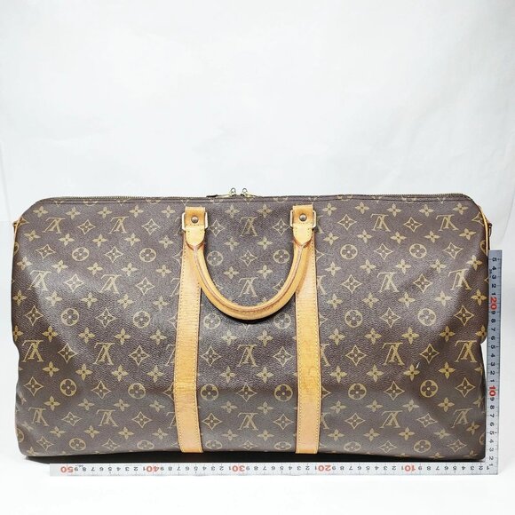 Authentic Louis Vuitton Keepall Bandouliere 55 Monogram Bag 585-120425 - Picture 2 of 9